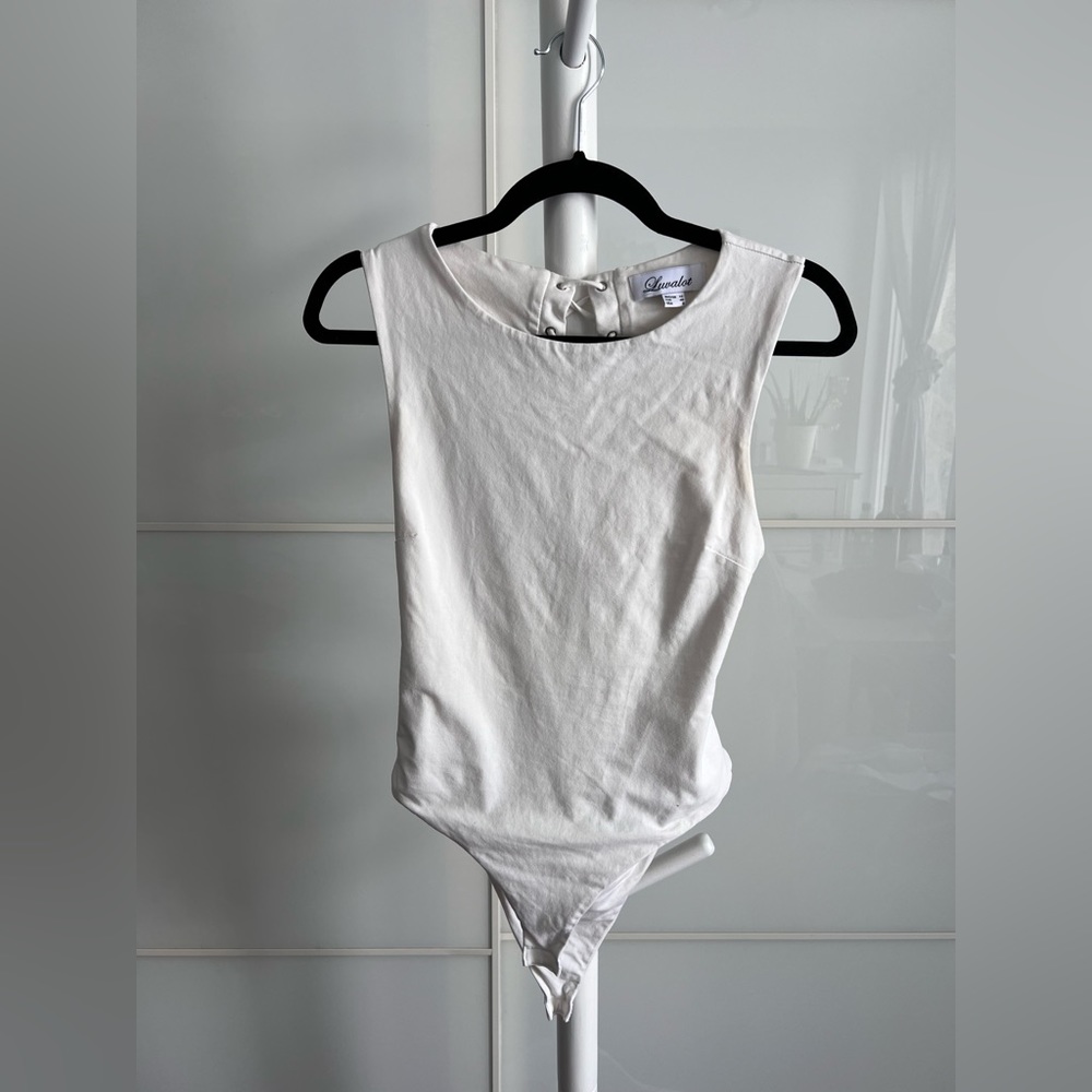 White Tied Body Suit